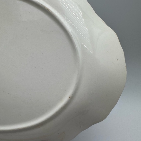 Vintage Hazel by Scio Elegant Floral Oval Serving Platter with Gold Trim USA - Picture 13 of 15